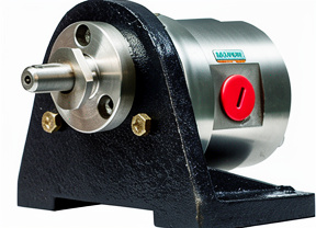 Rotary Gear Pump Model AEG - Side View