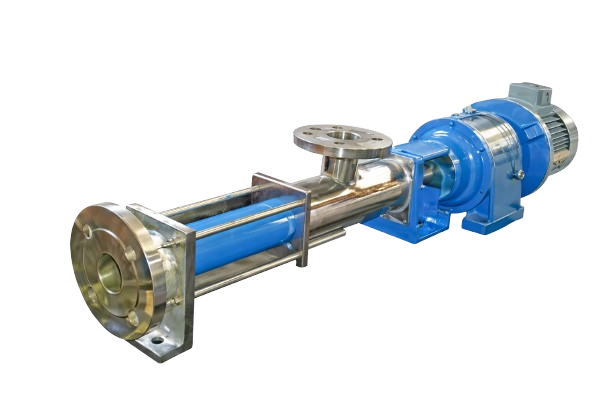Screw Pump Model AESC - Side View